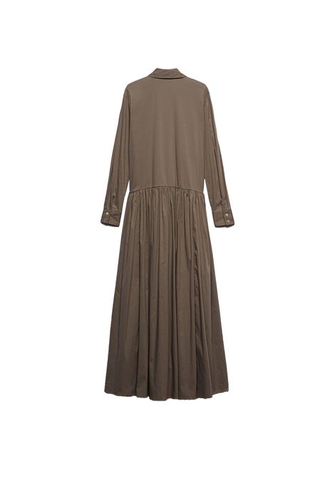 Abito Aniye by donna Alpha 185888 Grigio chemisier cotone stretch collo a camicia Aniye by | Abiti | 185888267